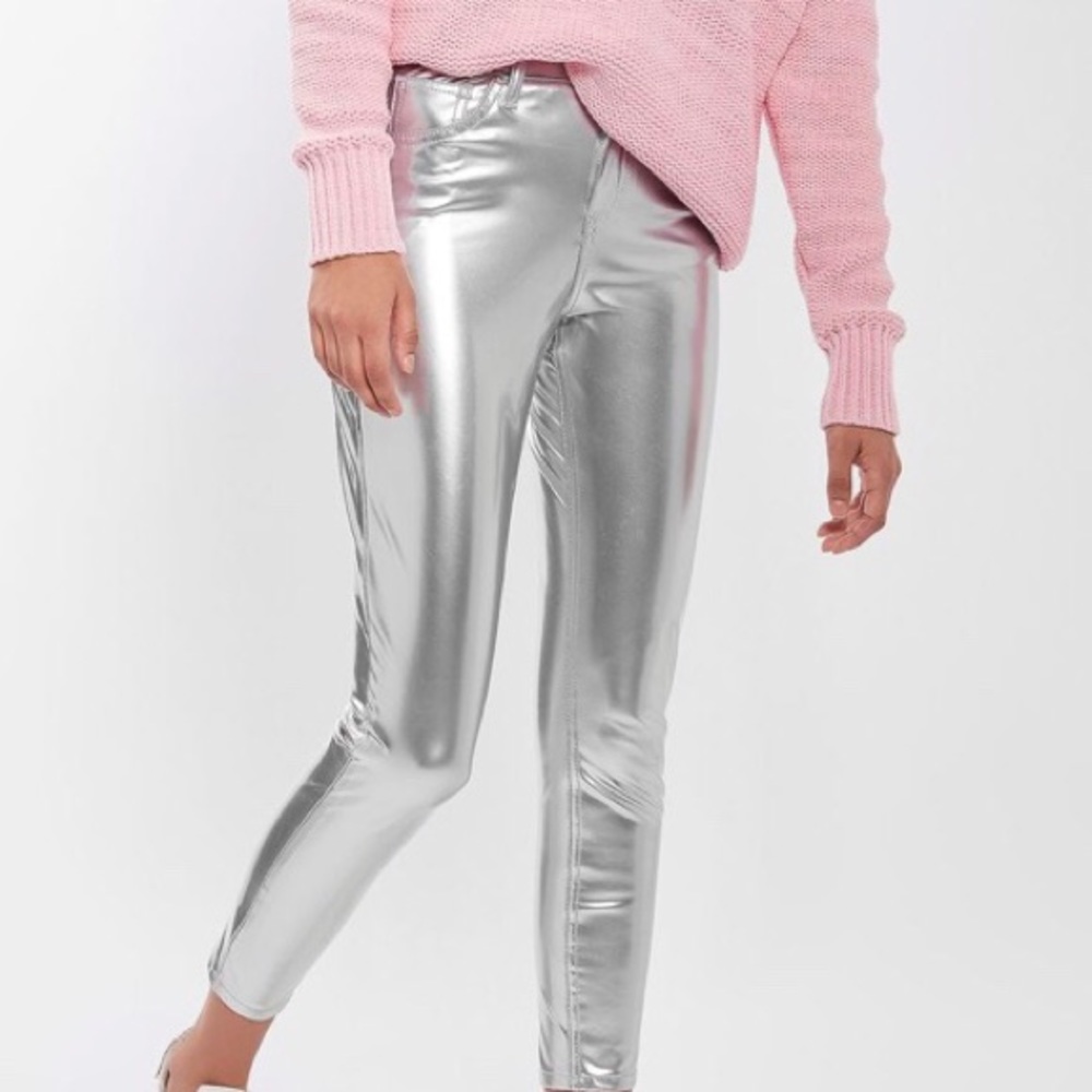 Topshop Silver Pants